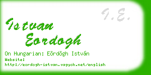 istvan eordogh business card